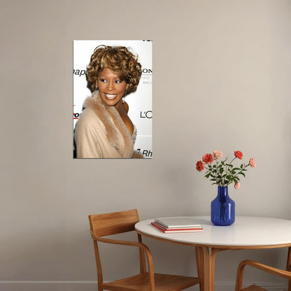 Whitney Houston Singer Musician Artist Poster Wall Art Print Home Wall Decor - xonomax