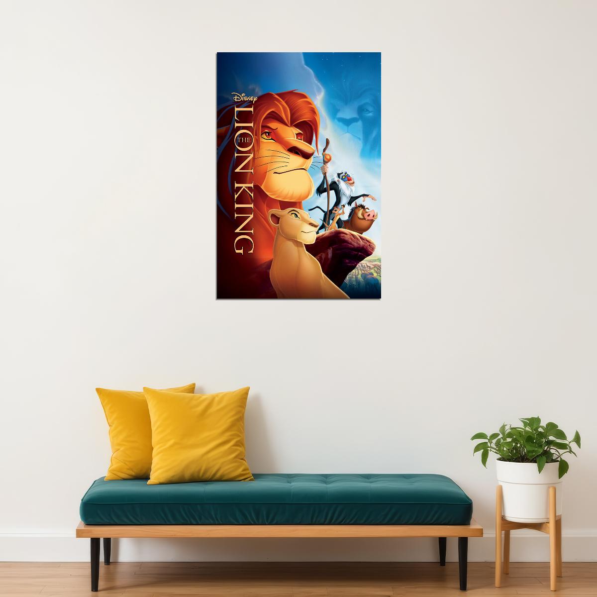 Lion King Movie Animation Drama Poster Wall Art Print Home Wall Decor - xonomax