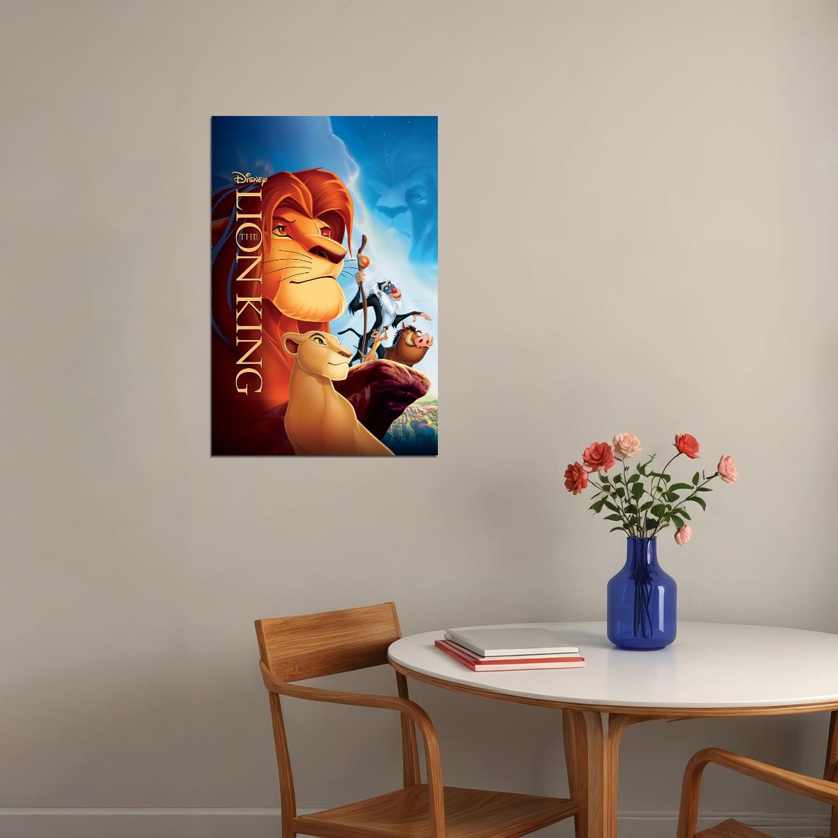 Lion King Movie Animation Drama Poster Wall Art Print Home Wall Decor - xonomax