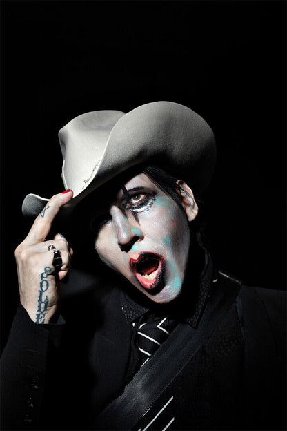 Marilyn Manson Singer Actress Poster Wall Art Print Home Wall Decor - xonomax