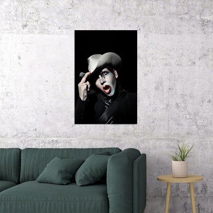Marilyn Manson Singer Actress Poster Wall Art Print Home Wall Decor - xonomax