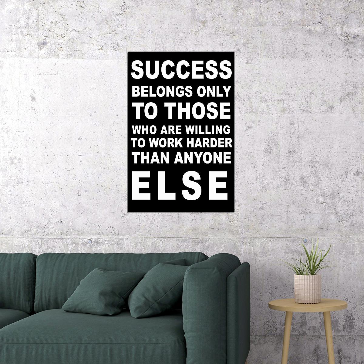 Motivational Sports Boxing Running Cycling Etc Quote Poster Wall Art Print Home Wall Decor - xonomax