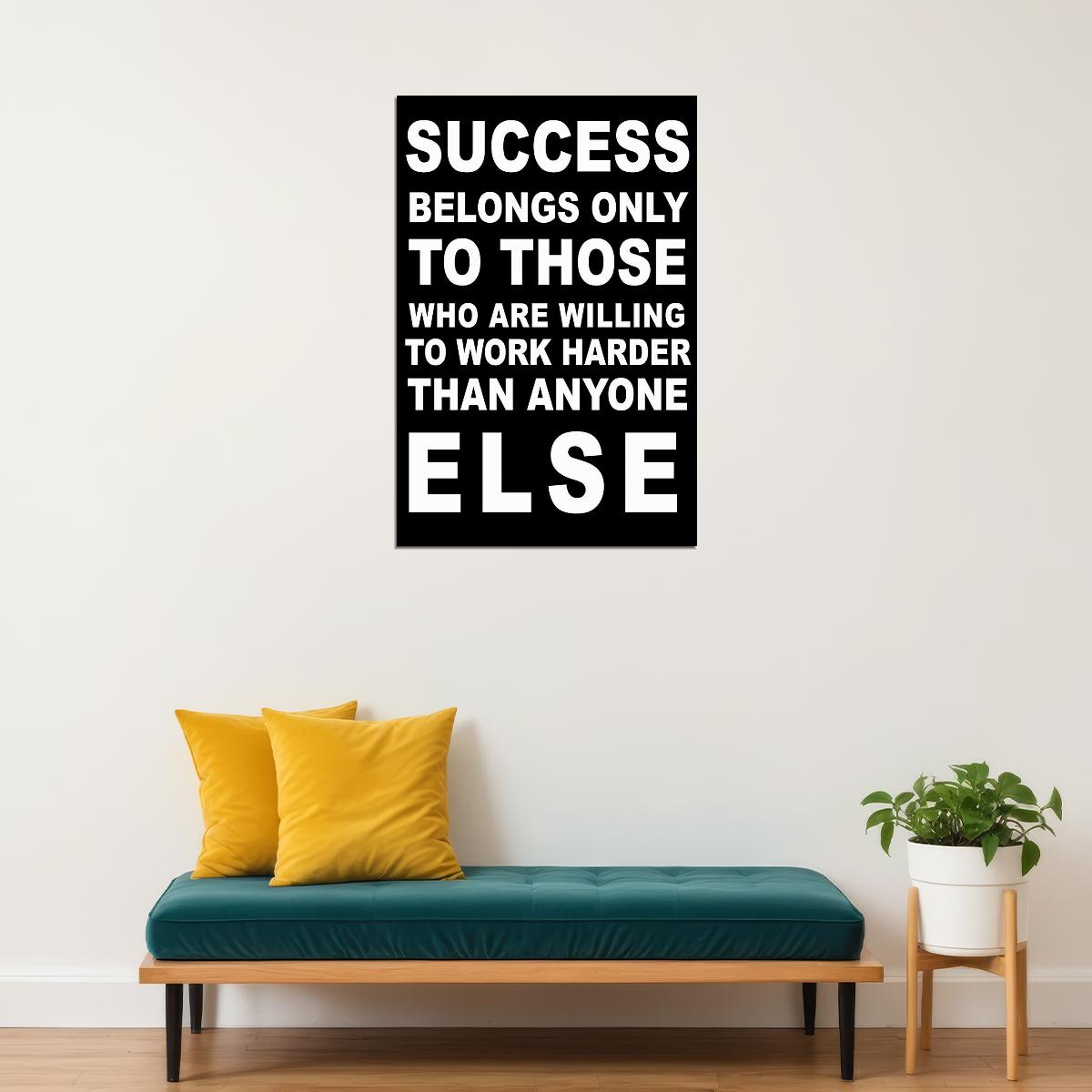 Motivational Sports Boxing Running Cycling Etc Quote Poster Wall Art Print Home Wall Decor - xonomax