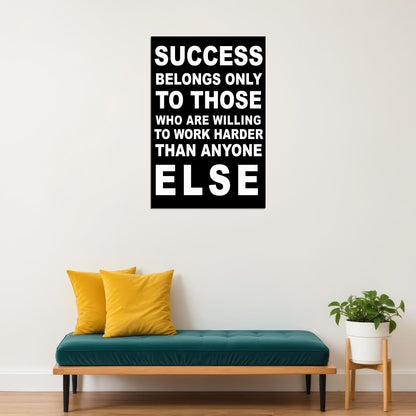 Motivational Sports Boxing Running Cycling Etc Quote Poster Wall Art Print Home Wall Decor - xonomax