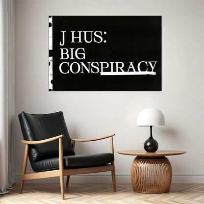 J Hus Rapper Big Conspiracy Music Album Poster Wall Art Print Home Wall Decor - xonomax