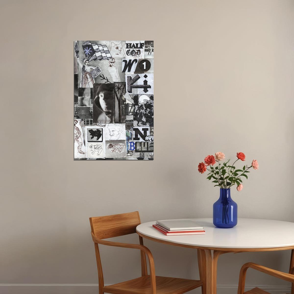 Wiki Half God Music Album Record Producer Poster Wall Art Print Home Wall Decor - xonomax