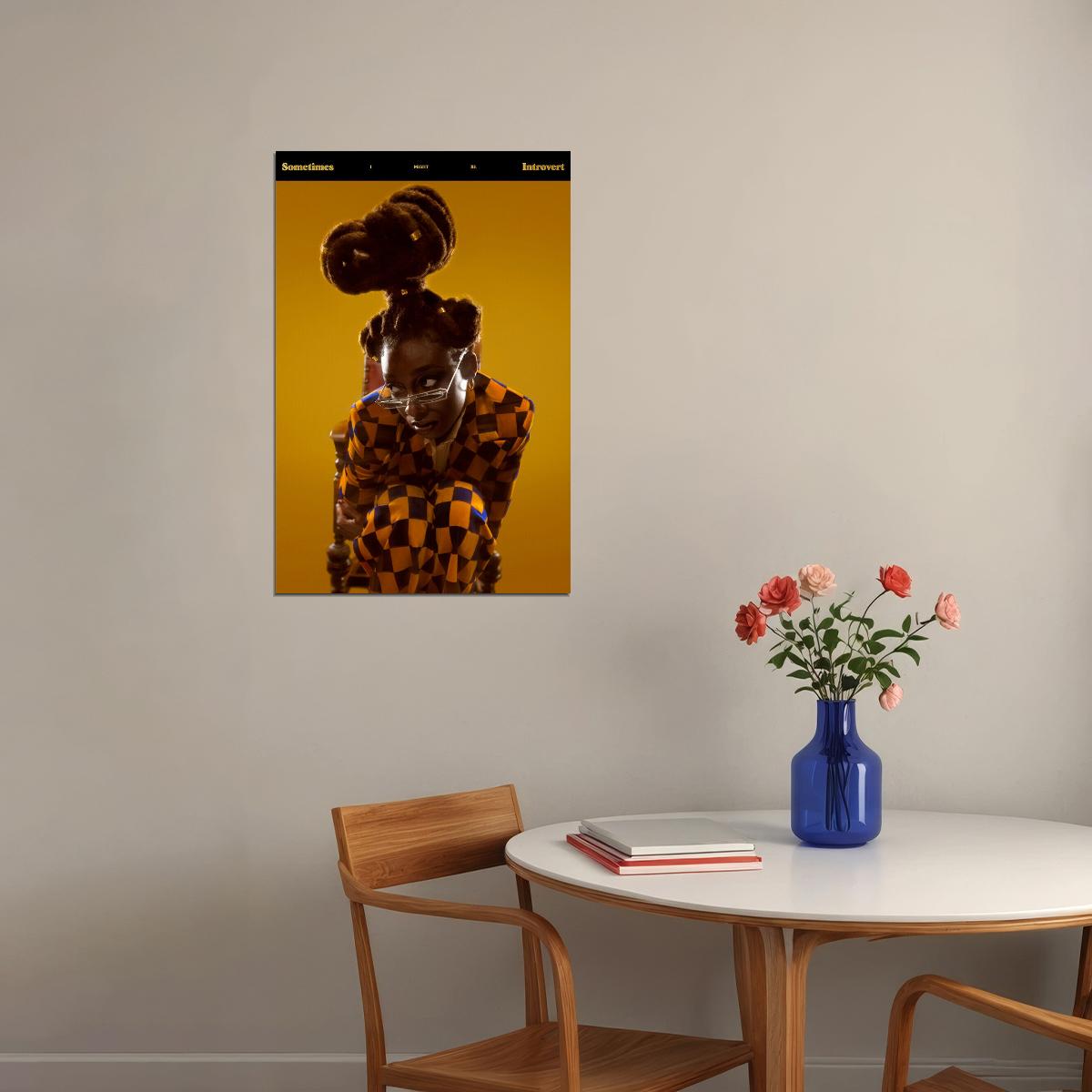 Little Simz Sometimes I Might Be Introvert Album Poster Wall Art Print Home Wall Decor - xonomax