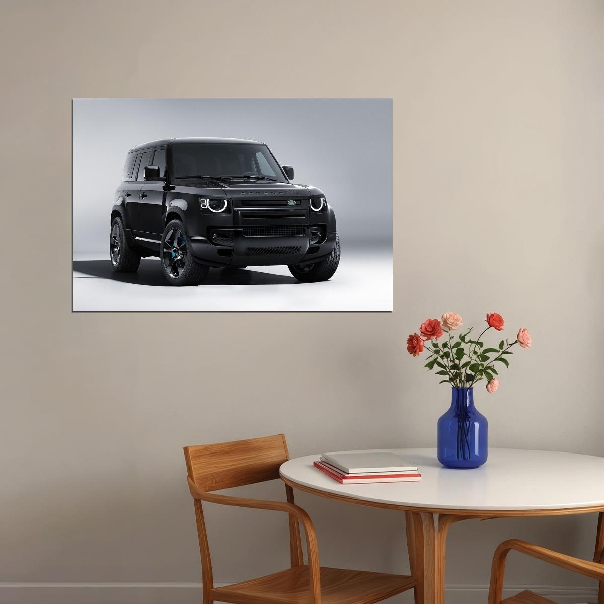 Land Rover Defender 110 V8 Bond Edition Poster Wall Art Print Home Wall Decor