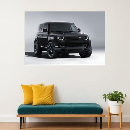 Land Rover Defender 110 V8 Bond Edition Poster Wall Art Print Home Wall Decor