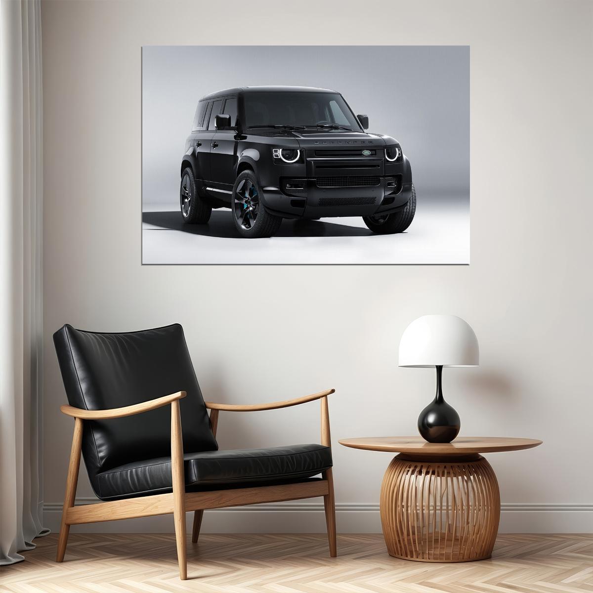 Land Rover Defender 110 V8 Bond Edition Poster Wall Art Print Home Wall Decor