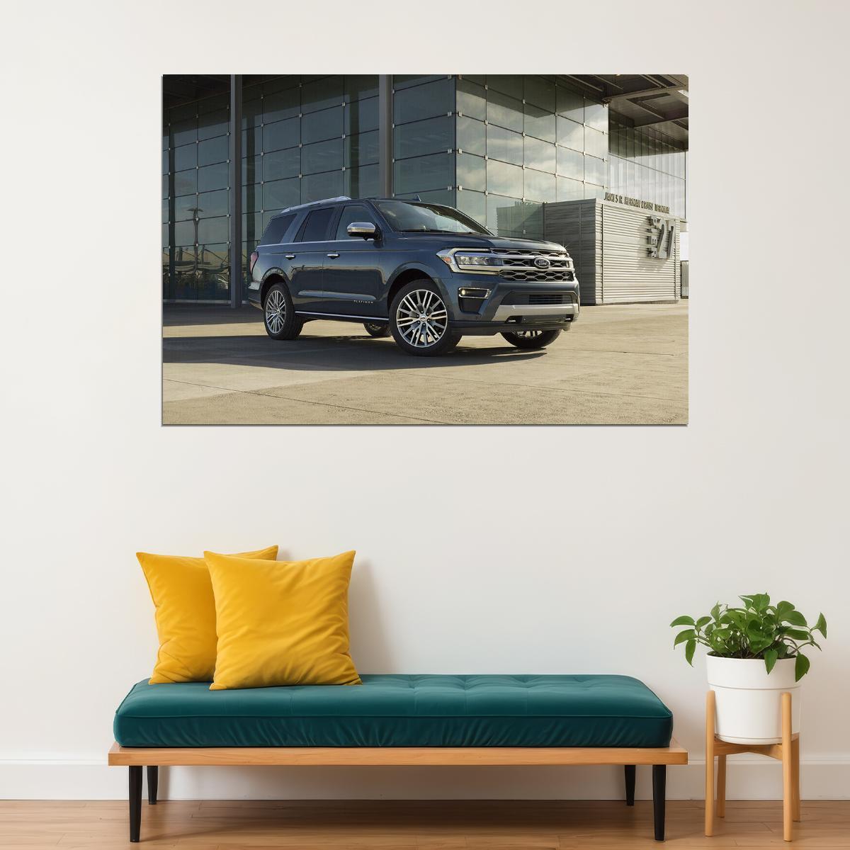 Ford Expedition Passenger Cargo Vehicle Poster Wall Art Print Home Wall Decor