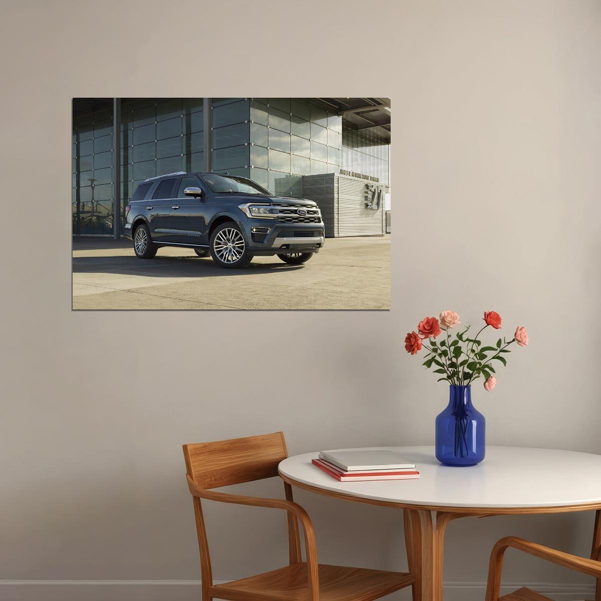 Ford Expedition Passenger Cargo Vehicle Poster Wall Art Print Home Wall Decor