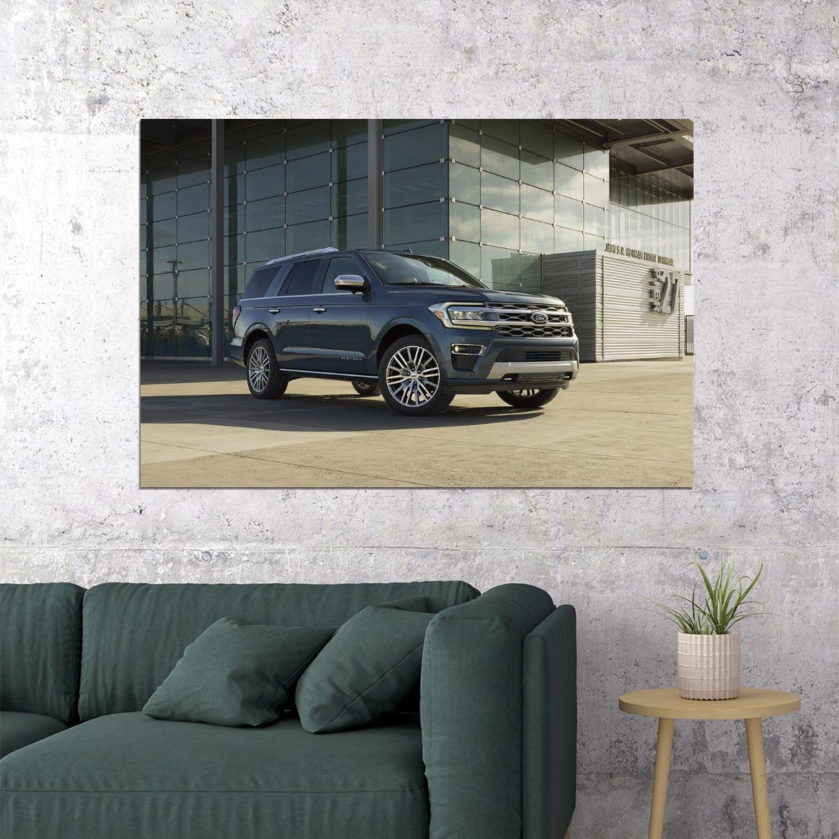 Ford Expedition Passenger Cargo Vehicle Poster Wall Art Print Home Wall Decor