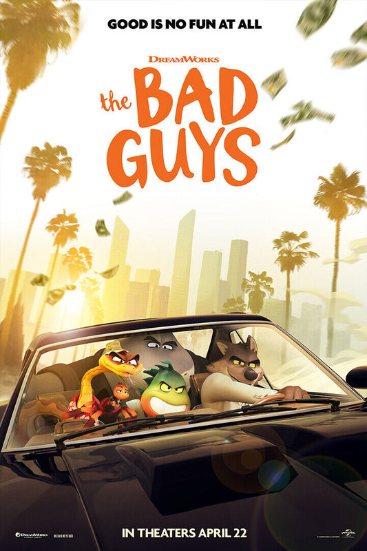 The Bad Guys Animation Action Comedy Poster Wall Art Print Home Wall Decor - xonomax