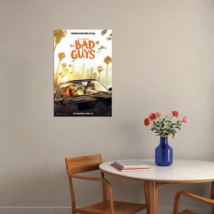 The Bad Guys Animation Action Comedy Poster Wall Art Print Home Wall Decor - xonomax