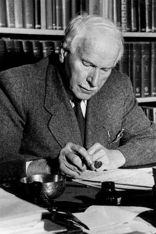Psychiatrist Carl Jung At Desk Writing Poster Wall Art Print Home Wall Decor - xonomax