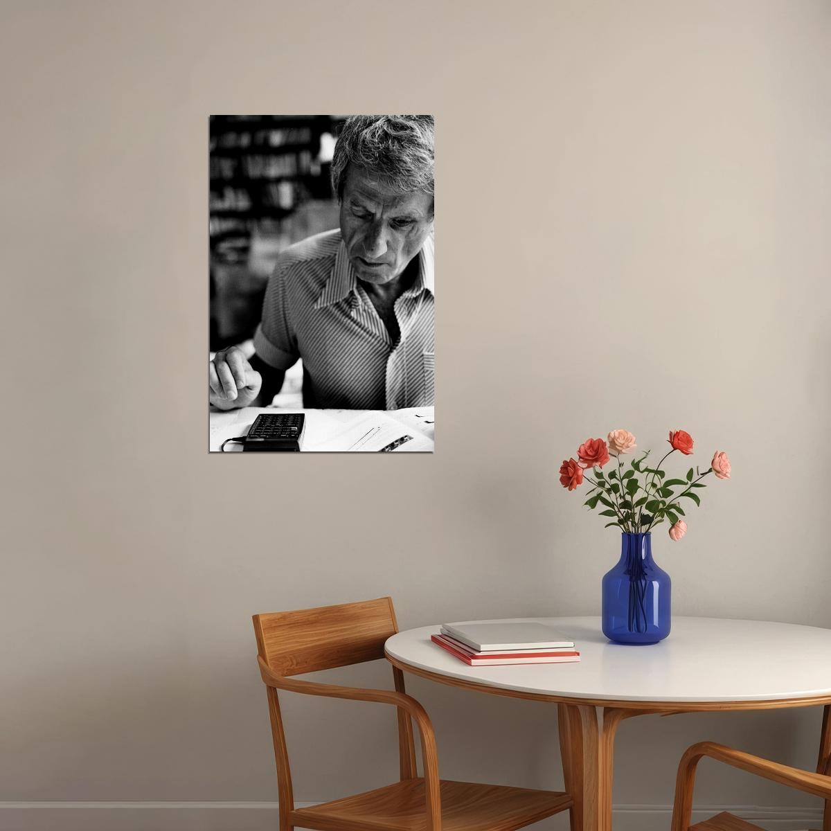 Greek Composer Iannis Xenakis Poster Wall Art Print Home Wall Decor - xonomax