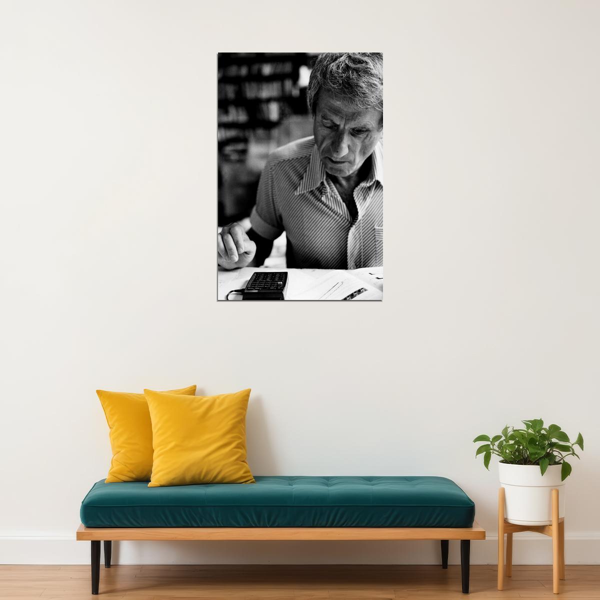 Greek Composer Iannis Xenakis Poster Wall Art Print Home Wall Decor - xonomax