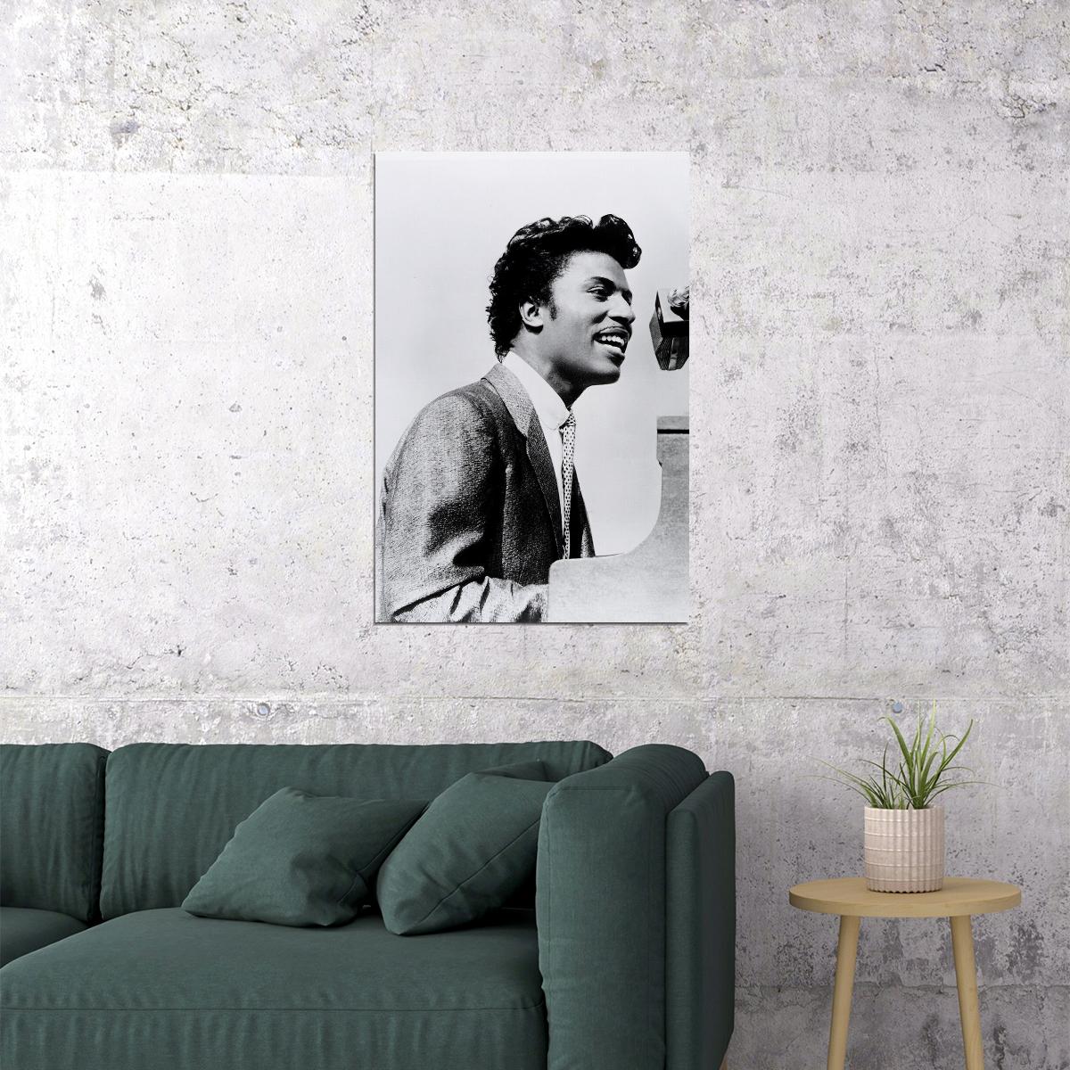 Portrait Of Little Richard Poster Wall Art Print Home Wall Decor - xonomax