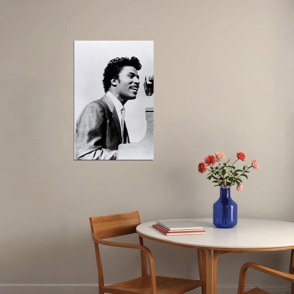 Portrait Of Little Richard Poster Wall Art Print Home Wall Decor - xonomax
