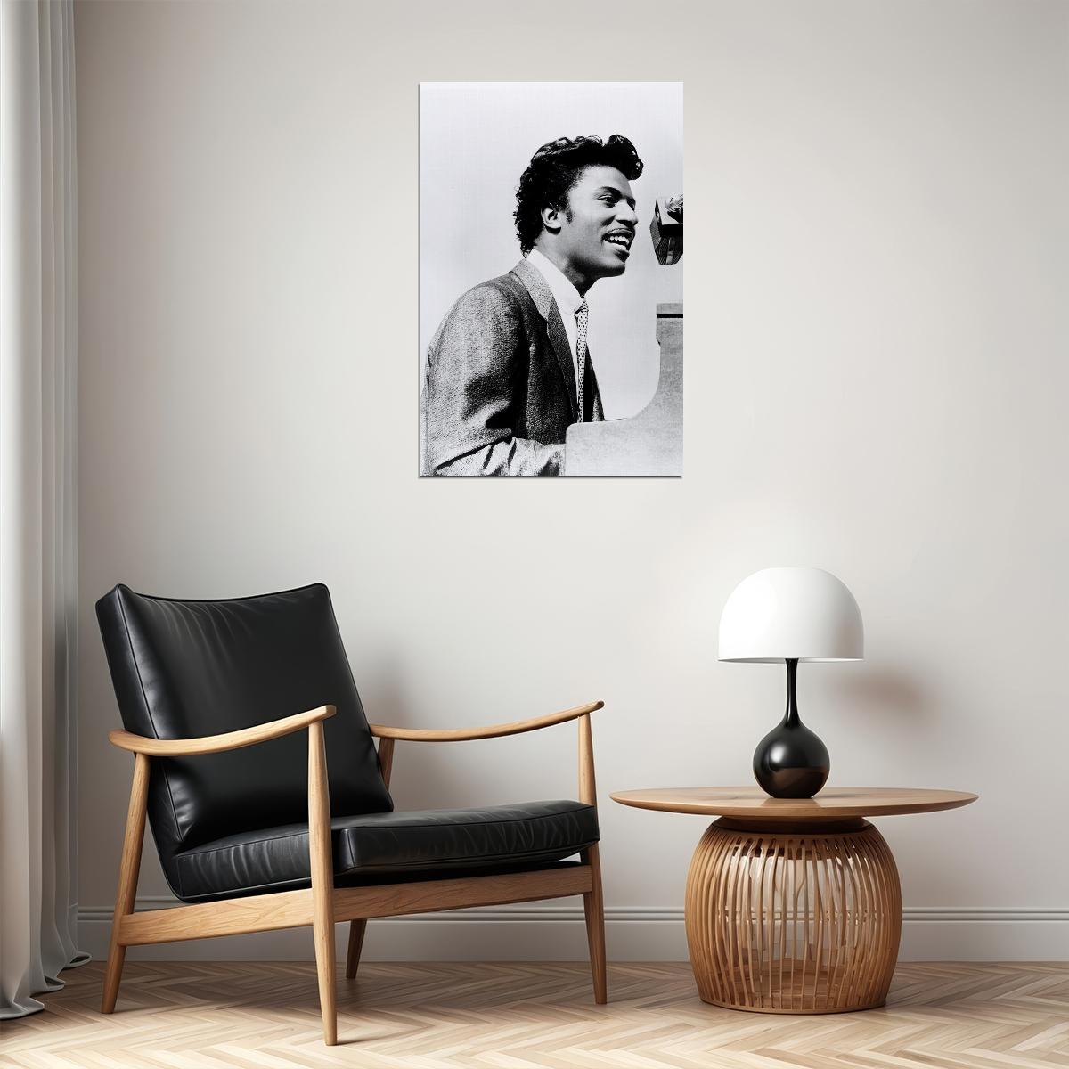 Portrait Of Little Richard Poster Wall Art Print Home Wall Decor - xonomax