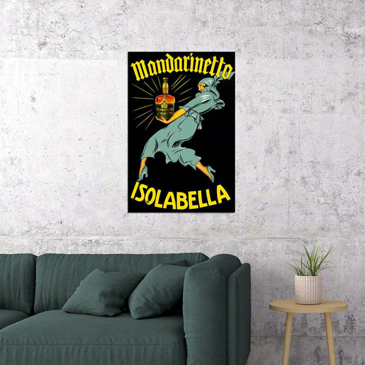 Mandarinetto Isolabella Vintage Advertising Poster Wall Art Print Home Wall Decor - xonomax
