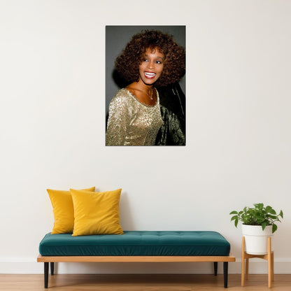 Whitney Houston Composer Actor Poster Wall Art Print Home Wall Decor - xonomax