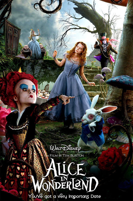 Alice In Wonderland Movie Fantasy Poster Wall Art Print Home Wall Decor - xonomax