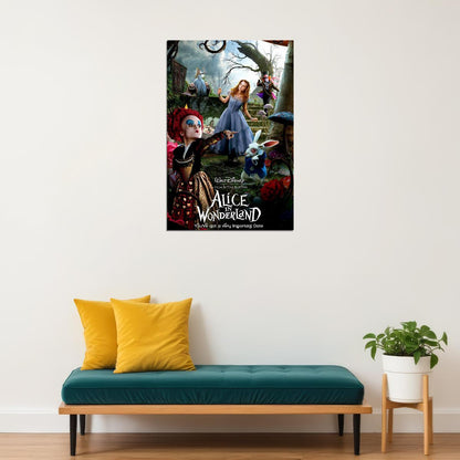 Alice In Wonderland Movie Fantasy Poster Wall Art Print Home Wall Decor - xonomax