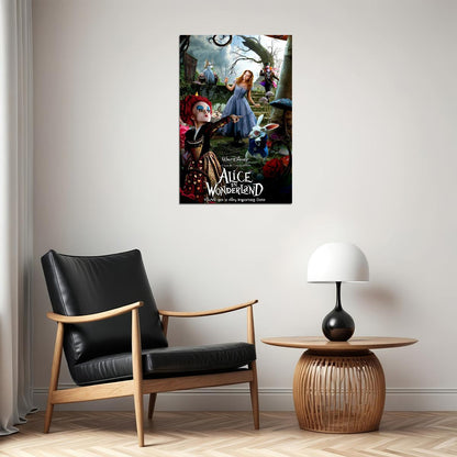 Alice In Wonderland Movie Fantasy Poster Wall Art Print Home Wall Decor - xonomax