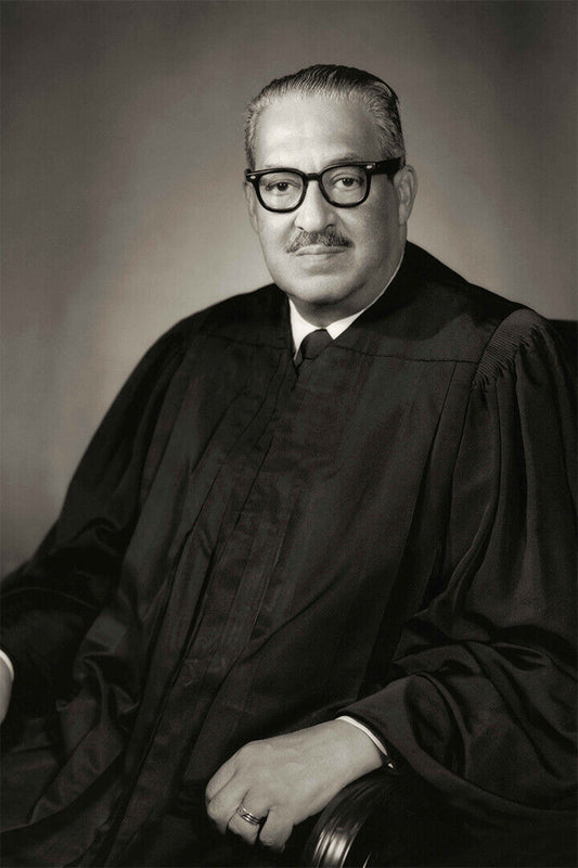 Thurgood Marshall American Lawyer Poster Wall Art Print Home Wall Decor - xonomax