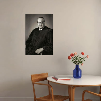 Thurgood Marshall American Lawyer Poster Wall Art Print Home Wall Decor - xonomax