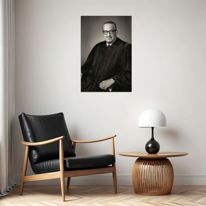 Thurgood Marshall American Lawyer Poster Wall Art Print Home Wall Decor - xonomax
