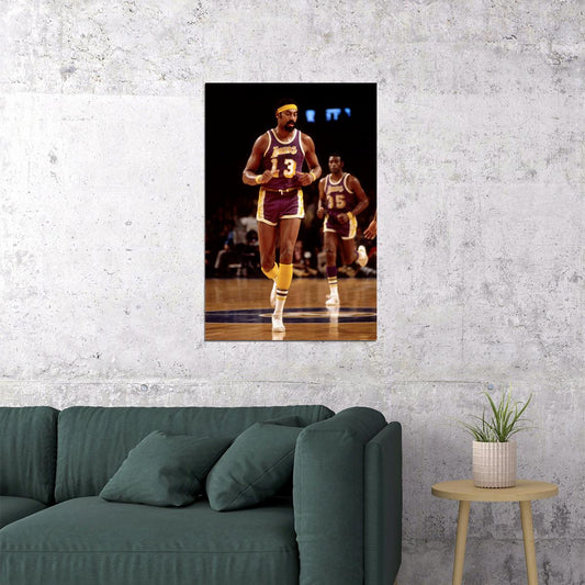Wilt Chamberlain Famous Athlete Poster Wall Art Print Home Wall Decor - xonomax