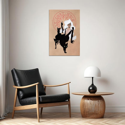 Black Cat By Steinlen Fine 1895 Poster Wall Art Print Home Wall Decor - xonomax