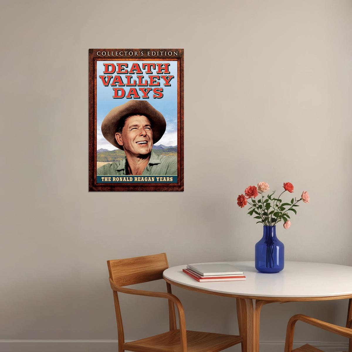 Ronald Reagan Hosting Death Valley Days Poster Wall Art Print Home Wall Decor