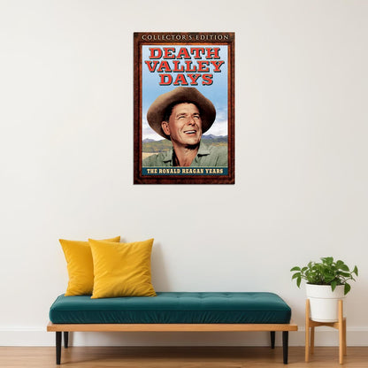 Ronald Reagan Hosting Death Valley Days Poster Wall Art Print Home Wall Decor