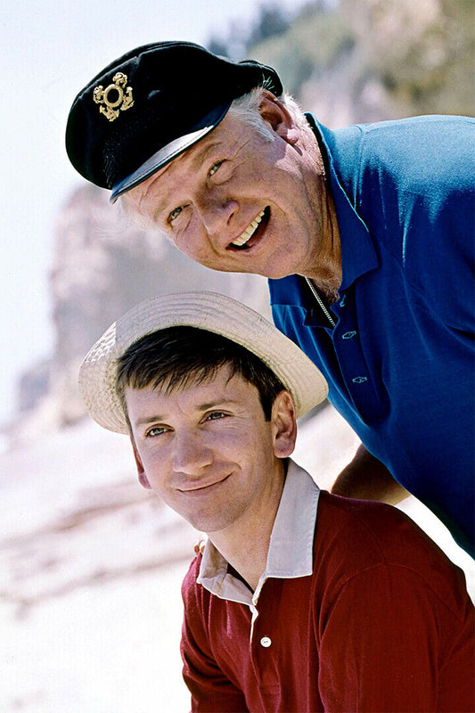 Alan Hale And Bob Denver In Gilligan's Island Movie Poster Wall Art Print Home Wall Decor - xonomax