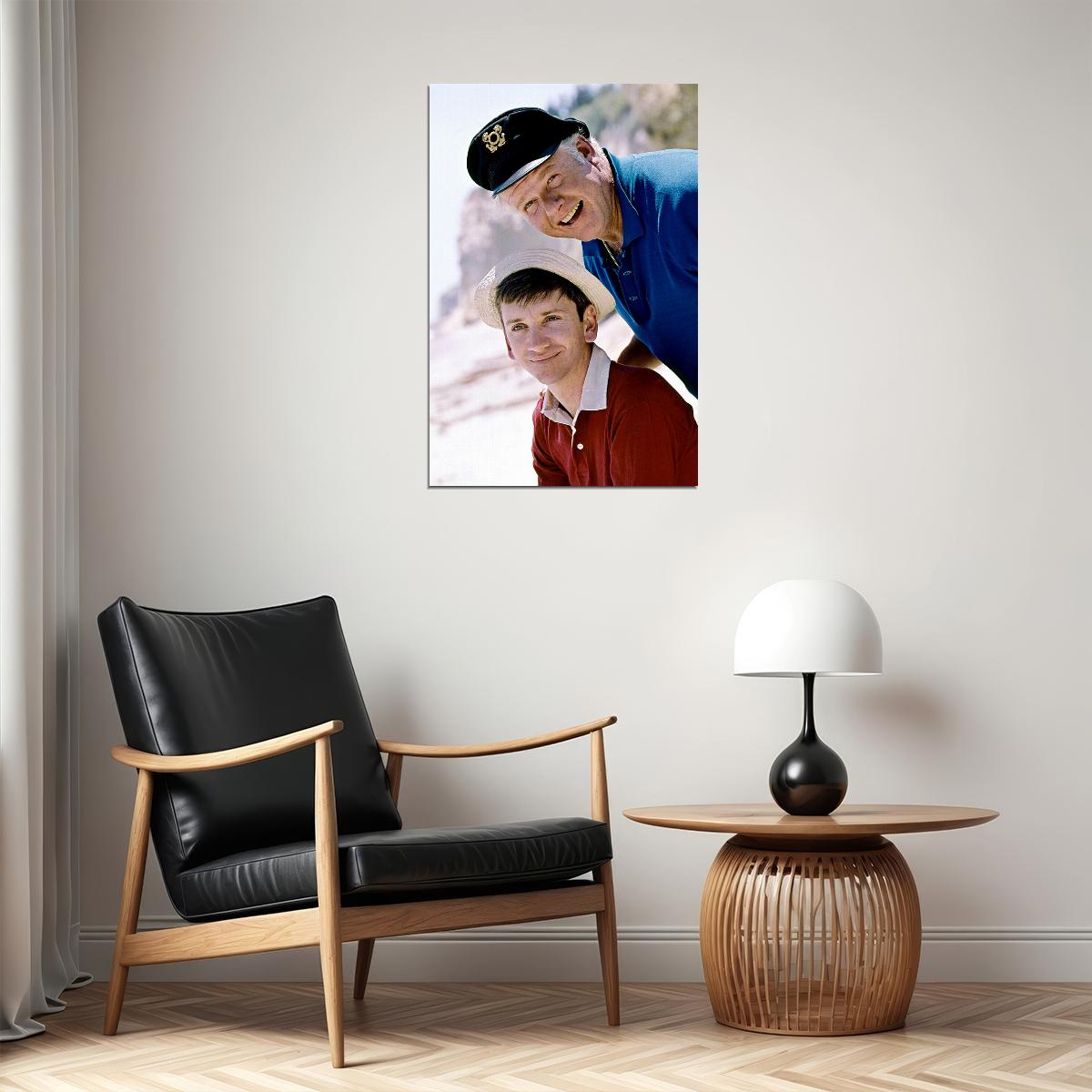 Alan Hale And Bob Denver In Gilligan's Island Movie Poster Wall Art Print Home Wall Decor - xonomax