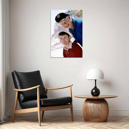 Alan Hale And Bob Denver In Gilligan's Island Movie Poster Wall Art Print Home Wall Decor - xonomax