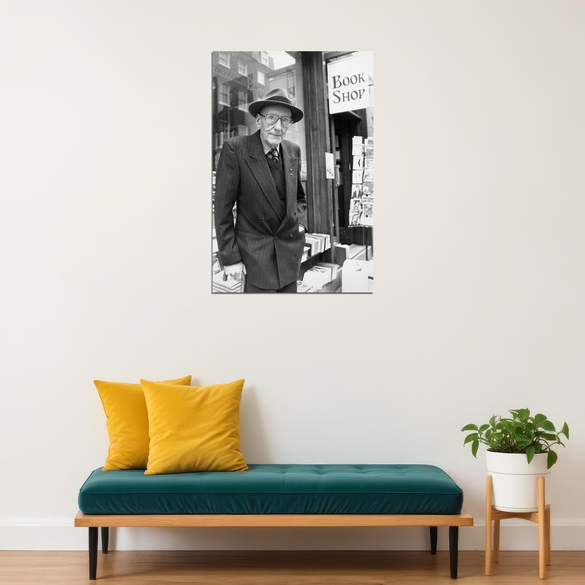 William Seward Burroughs Poster Wall Art Print Home Wall Decor - xonomax