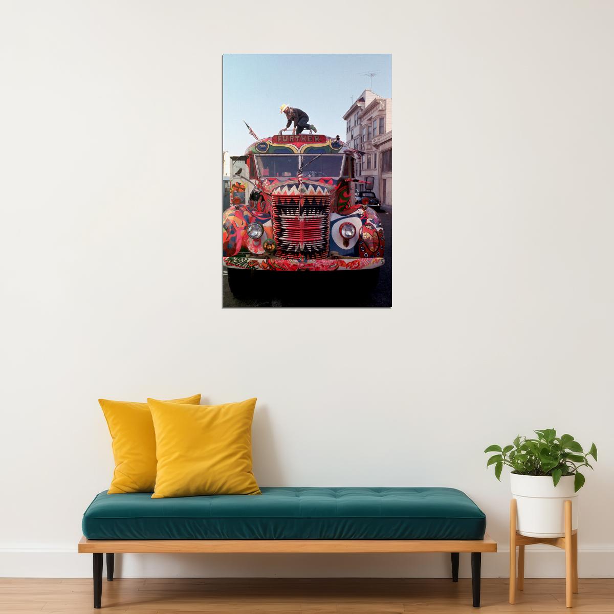 Kesey Speaking To The Merry Pranksters Movie Poster Wall Art Print Home Wall Decor - xonomax