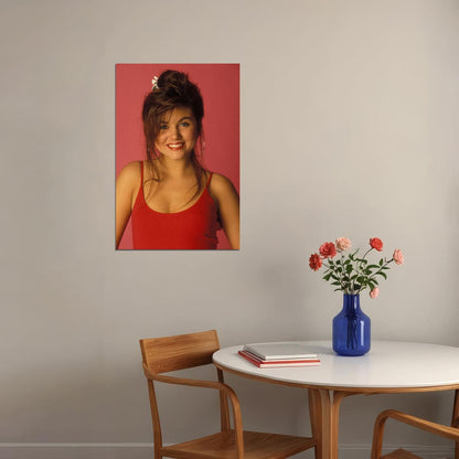 Hot Tiffani Thiessen Kelly Kapowski Poster Wall Art Print Home Wall Decor - xonomax