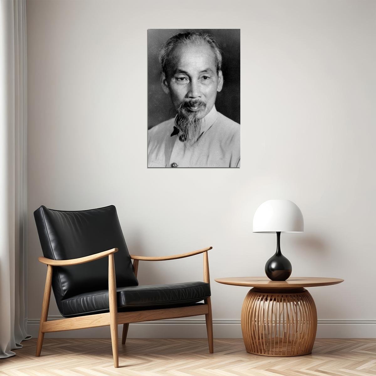 Ho Chi Minh Leader President Poster Wall Art Print Home Wall Decor - xonomax