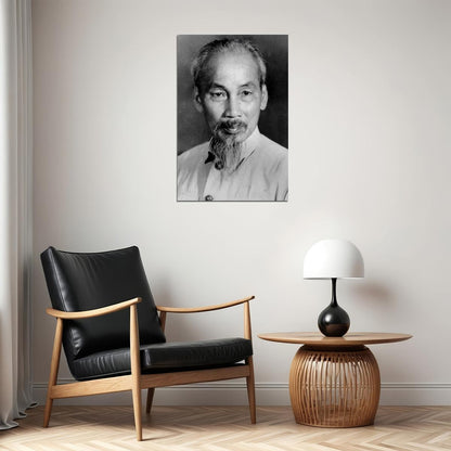 Ho Chi Minh Leader President Poster Wall Art Print Home Wall Decor - xonomax