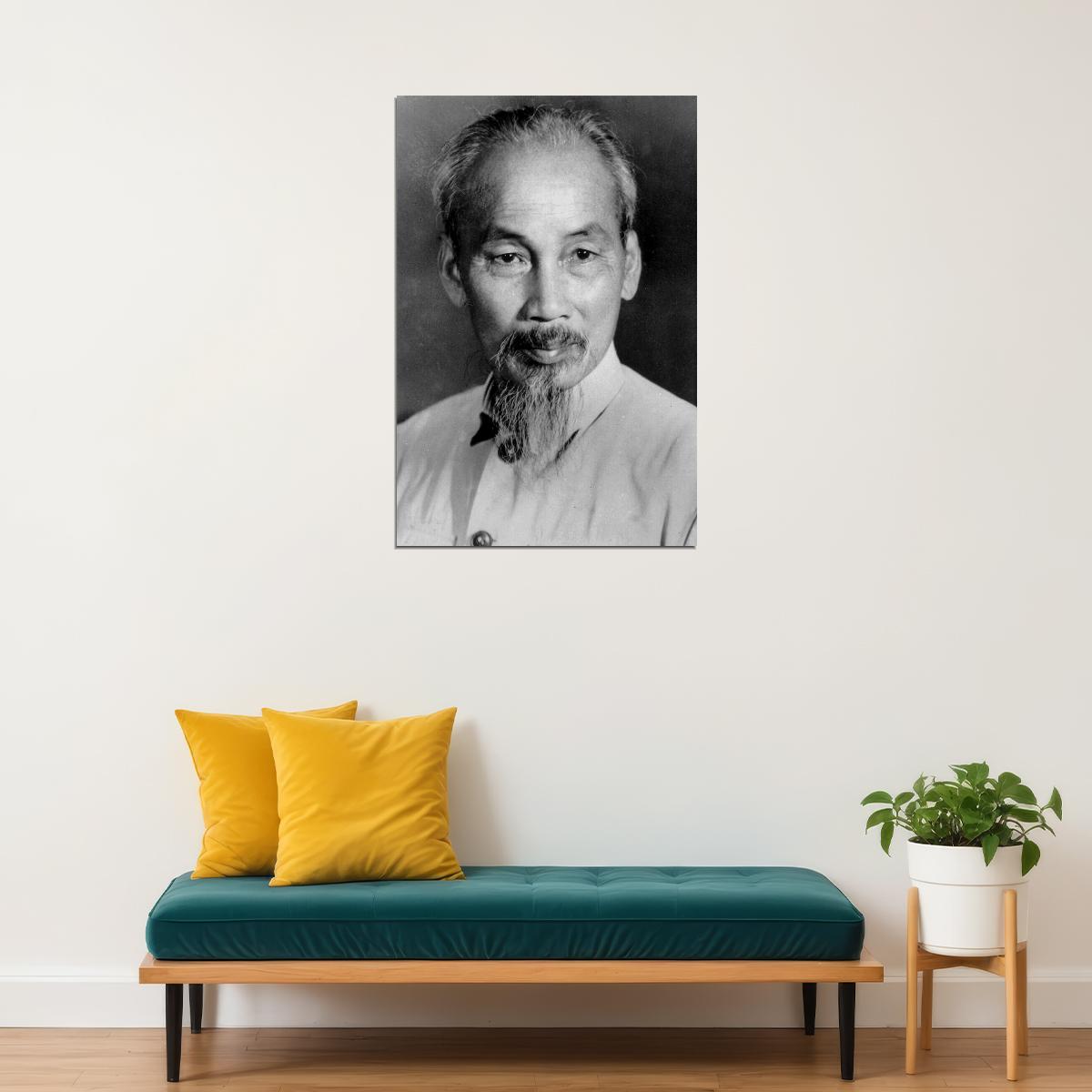 Ho Chi Minh Leader President Poster Wall Art Print Home Wall Decor - xonomax