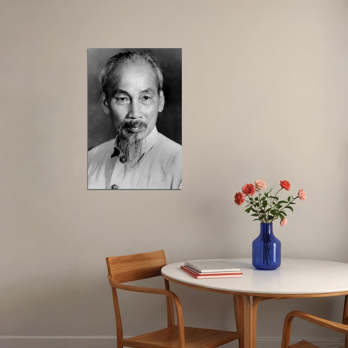 Ho Chi Minh Leader President Poster Wall Art Print Home Wall Decor - xonomax