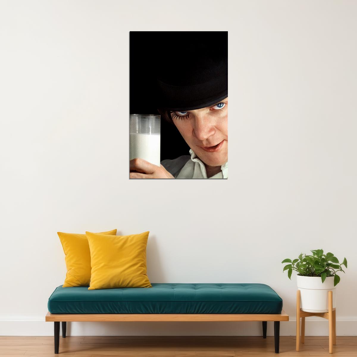 A Clockwork Orange Movie Science Fiction Poster Wall Art Print Home Wall Decor - xonomax