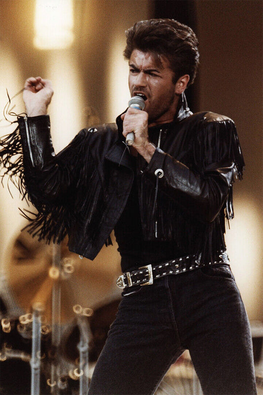 George Michael Singing Poster Wall Art Print Home Wall Decor - xonomax