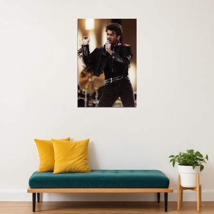 George Michael Singing Poster Wall Art Print Home Wall Decor - xonomax